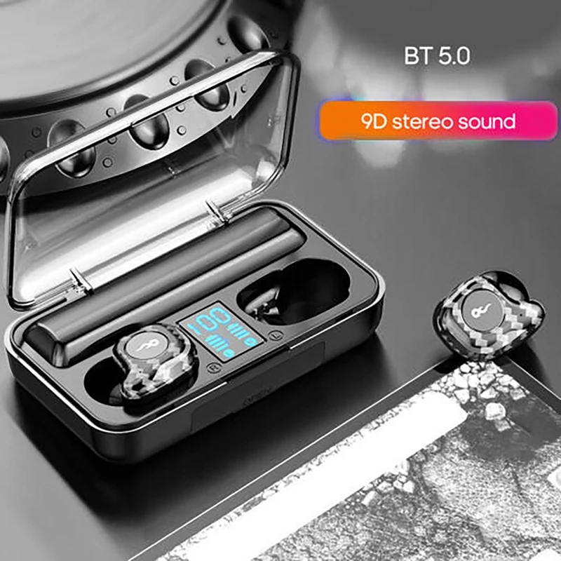 M20 Bluetooth Headset TWS Bluetooth 5 0 Stereo Motion Noise Reduction Button Wireless Headset