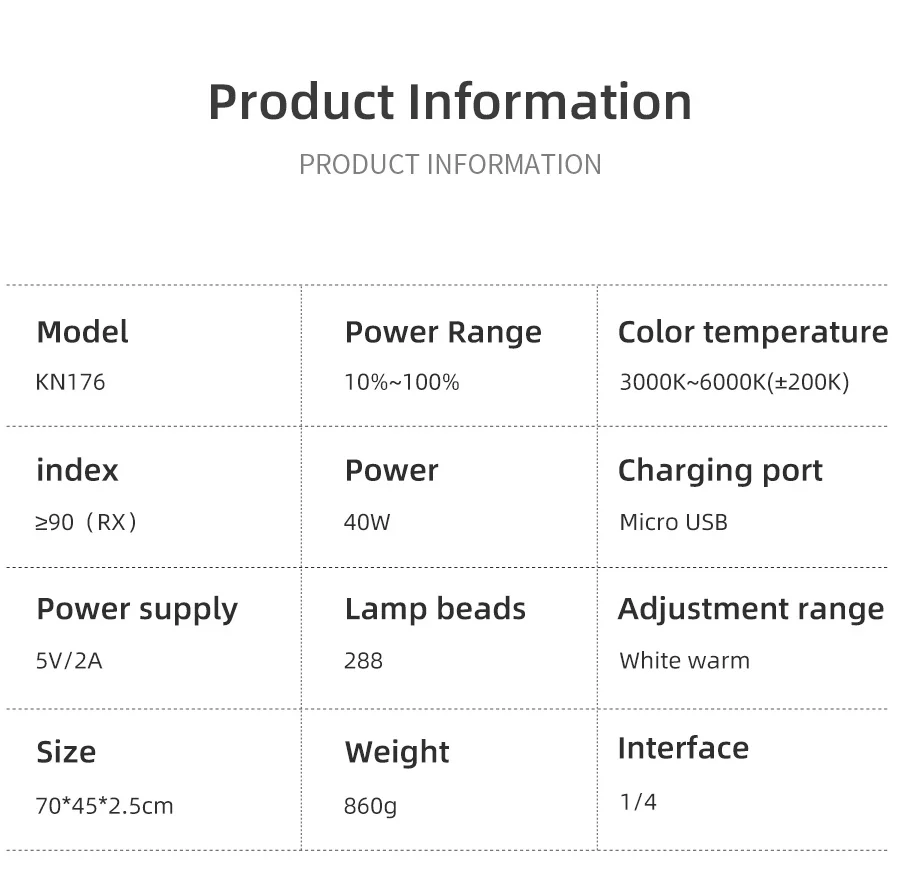 AMBITFUL 3000 K-6000 K 40W двойные ручки заполняющий светодиодный светильник с длинными полосками светодиодный светильник+ ЖК-экран для фотостудии прямая трансляция