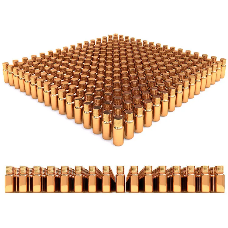 30pcs 10ml Gols Glass Essential Oil Bottle Refillable Empty Capsule Vials Screw Lid Cosmetic packing | Красота и здоровье