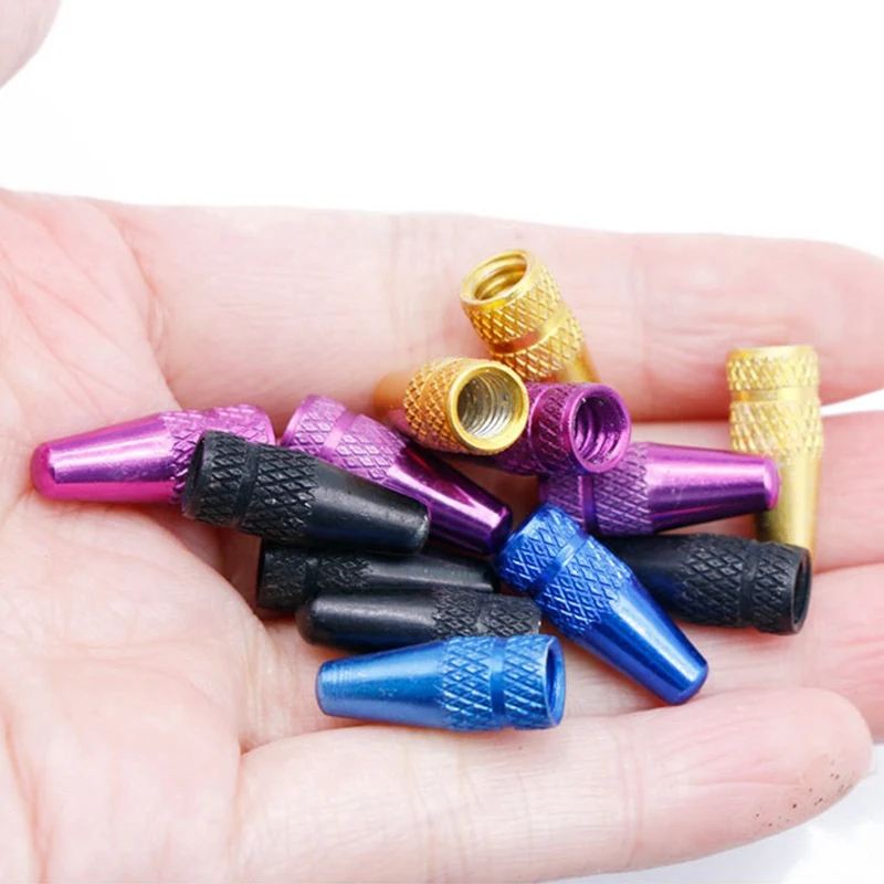 

2Pcs Bike Presta Valve Caps Dust Cover Aluminum Alloy For Mountail Bike Bicycle Tire Valve Protector MTB Accessories Valve Cap