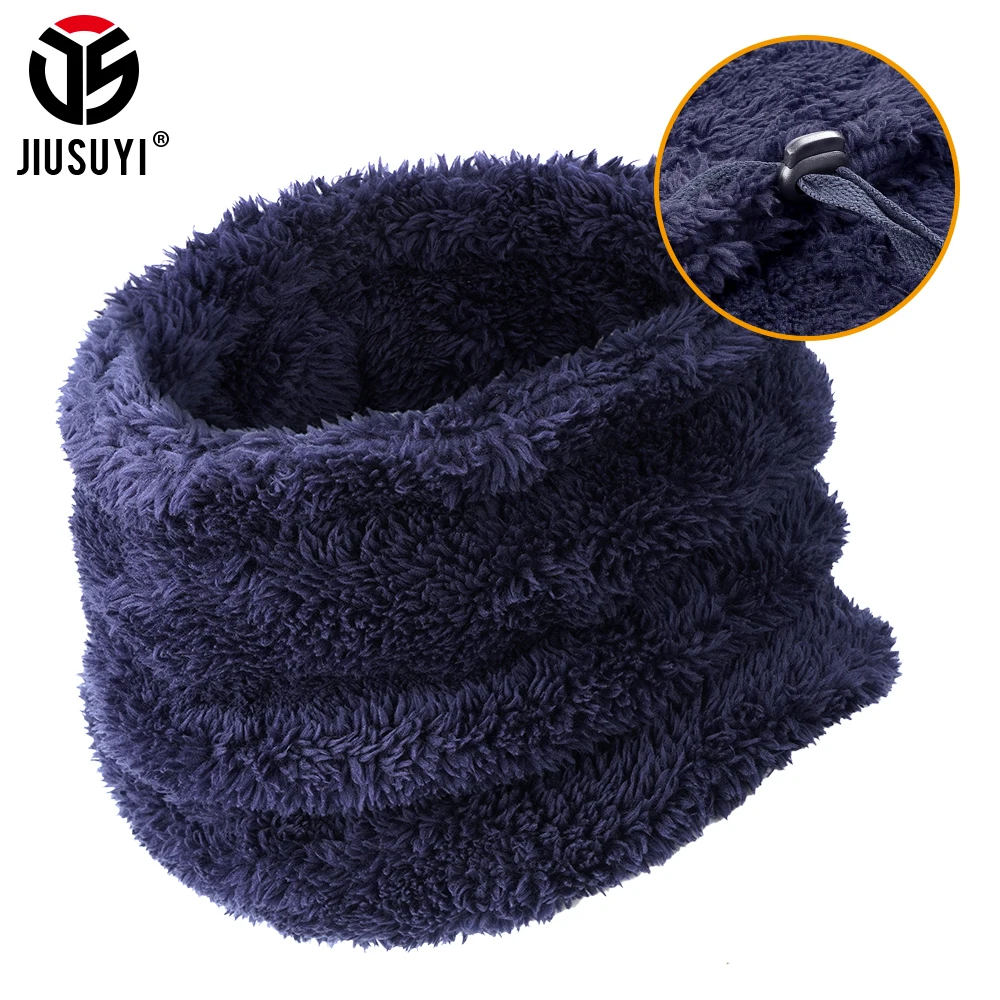 

Winter Fleece Tube Ring Scarf Neck Warmer Gaiter Bandana Headscarf Skiing Snowboard Windproof Half Face Mask Cover Women Men