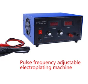 

30A High Power Pulse Frequency Conversion Gold and Silver Electroplating Machine