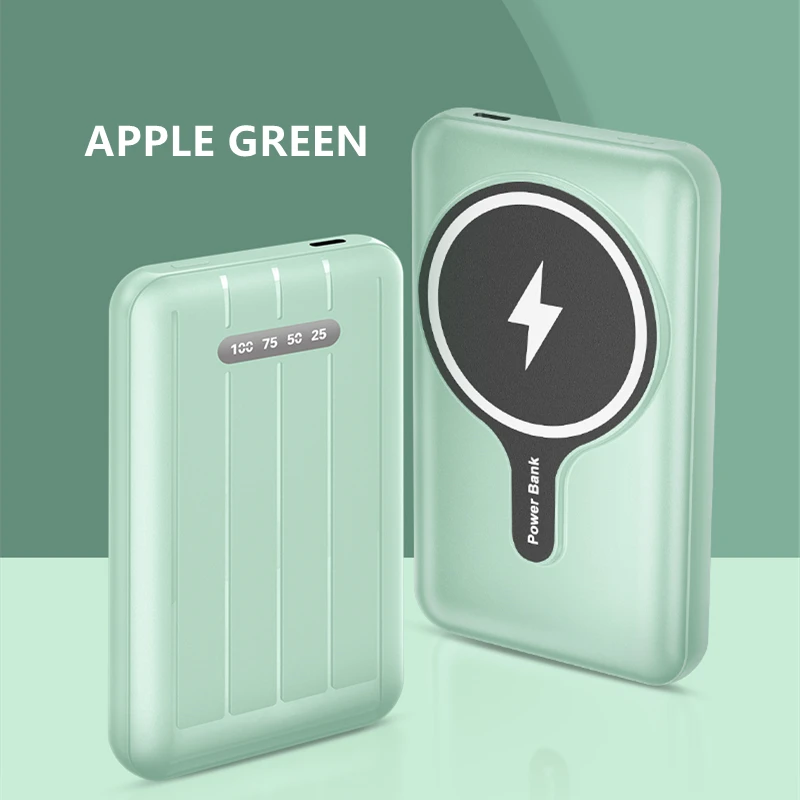 best portable charger for iphone 10000mAh 15W Power Bank Magnetic Wireless Fast Charger Powerbank Mobile Phone Battery For iPhone 12 13 Pro Max mi Xiaomi Samsung small power bank