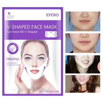 

Face Lifting V Shape Gel Mask for Face Lift Chin Slim Peel-off Mask V Shaping Face Care Slimming Mask for Women