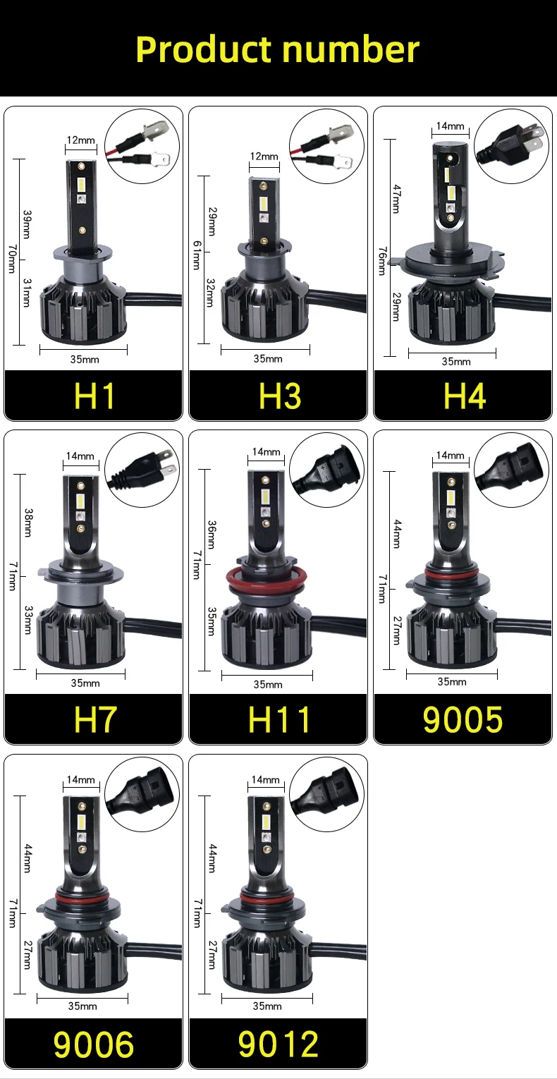 Цветная(RGB) H1 H3 9005 H4 светодиодный H7 светодиодный H11 светодиодный фар Беспроводной семь Цвет лампа с голосовым управлением приложение Bluetooth Управление