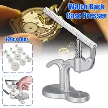 Корпус для часов пресс-формы часы Кристалл Передняя Задняя крышка винт крышки пресс-пресс er закрыть Часовщик набор инструментов для ремонта