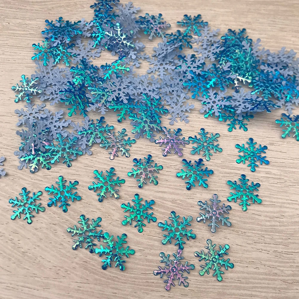300 шт рождественские поддельные снежинки DIY Свадебные новогодние вечерние елки Декор окна Рождество Поддельные снежинки DIY Декор окна ремесла