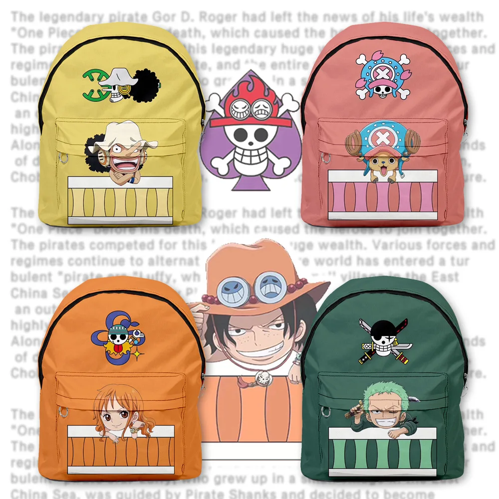 Новинка 2020 цельный 3D обезьянка D. Рюкзак Luffy Roronoa Zoro Nami Usopp Sanji Tony Chopper Nico Robin 40 см |