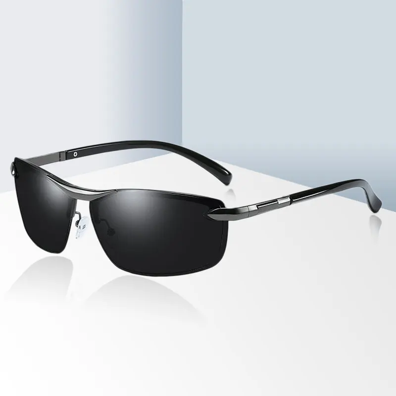 Бренд Дизайн Модные солнцезащитные очки Для мужчин Polarized Pilot Хамелеон фотохромизм с антибликовым покрытием очки, день и ночь для вождения мужские солнцезащитные очки