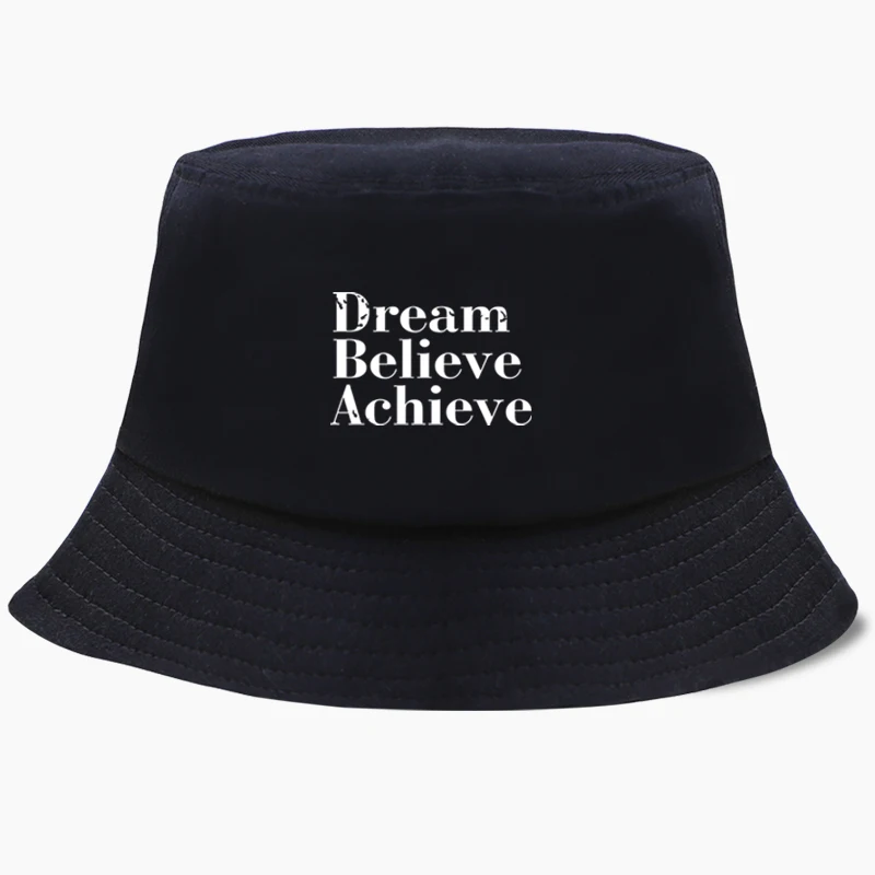 Dream Believe reach Панама Кепка шляпа для рыбалки женщин и мужчин Боб шапки рыбаков s