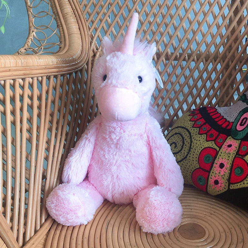 

New 30cm/40CM Lovely Unicorn Plush Toy Pink Fly horse With Rainbow Wings Baby Kids Appease Doll Birthday Gift For Little Girl