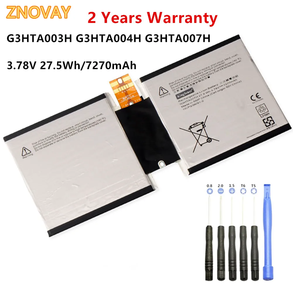 Аккумулятор ZNOVAY G3HTA003H G3HTA004H для ноутбука Microsoft Surface Pro 3 1645 планшетный ПК серии G3HTA007H