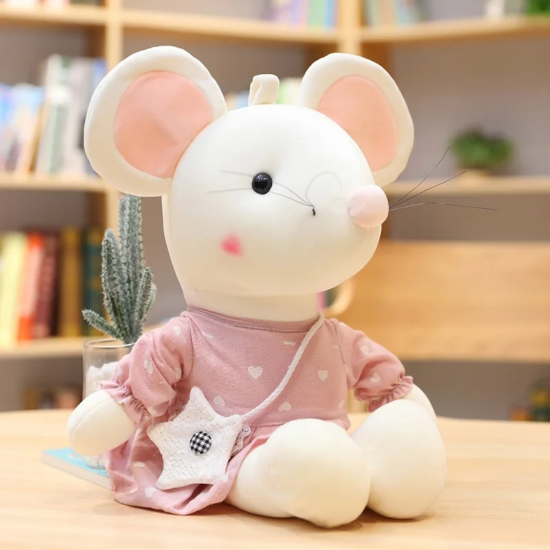 Пара мышей, крыс, плюшевые игрушки, крыса, плюшевые игрушки, супер милая плюшевая игрушка, мультяшная мышка, пара крыс, плюшевая кукла, подарок на день рождения, Рождество