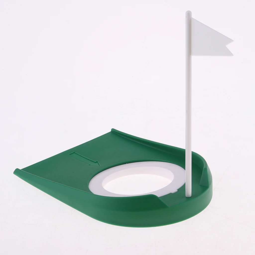 Golf Putting Hole & Flag Putting Practice Cup Practice Training Aids Golf Training Putters Mat Equipment Accessories