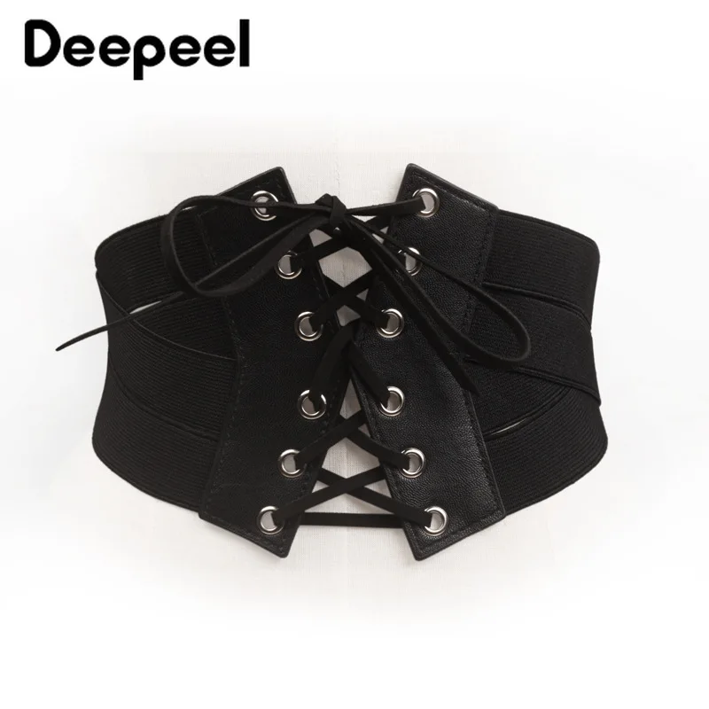 Deepeel, 1 шт., 65 см, широкие пояса в стиле ретро, модные, на молнии, эластичный, широкий пояс, рубашка, платье, пояс, кожа, украшение, широкий пояс