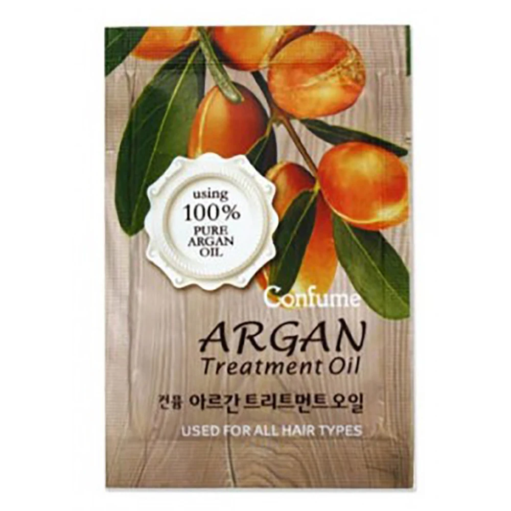 Hair Mask with argan oil welcos confess treatment hair pack set 10 PCs by ml | Красота и здоровье