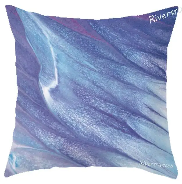 Color Painted Geometric Pillow Scandinavian Style Decoration Creative Graffiti Abstract Art Office Chair Cushion For Home Decor - Color: A13