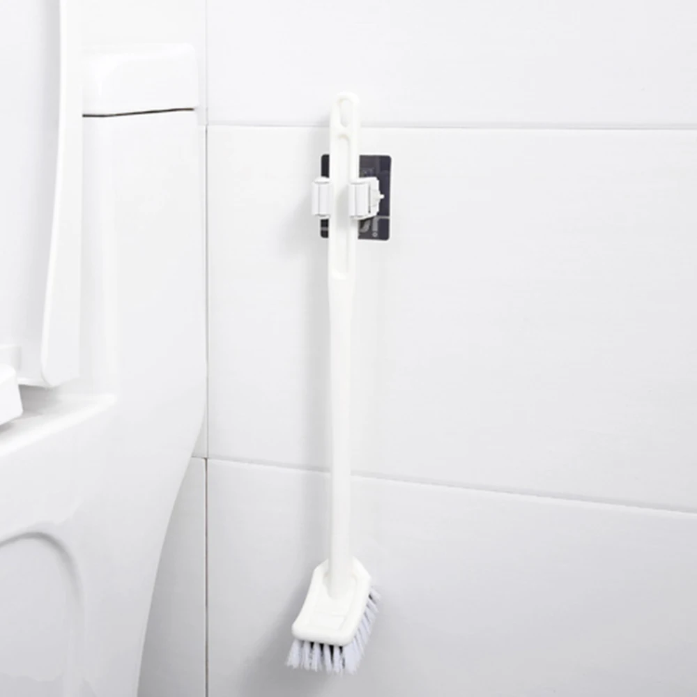 Wall Mount Storage Holder Broom Hanger Brush Mop Tool Handle Garden Organizer White/ Blue mop clips