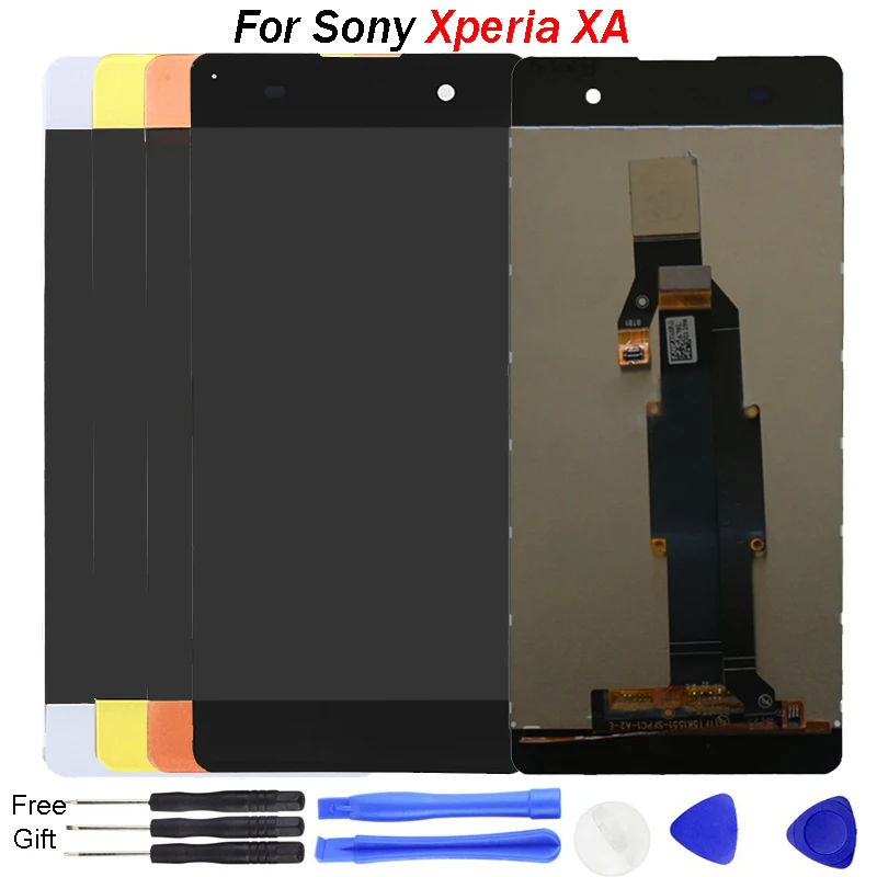 

For Sony Xperia XA LCD Display Touch Screen Digitizer Assembly F3111 F3113 F3115 Pantalla Replacement For 5.0" SONY XA LCD