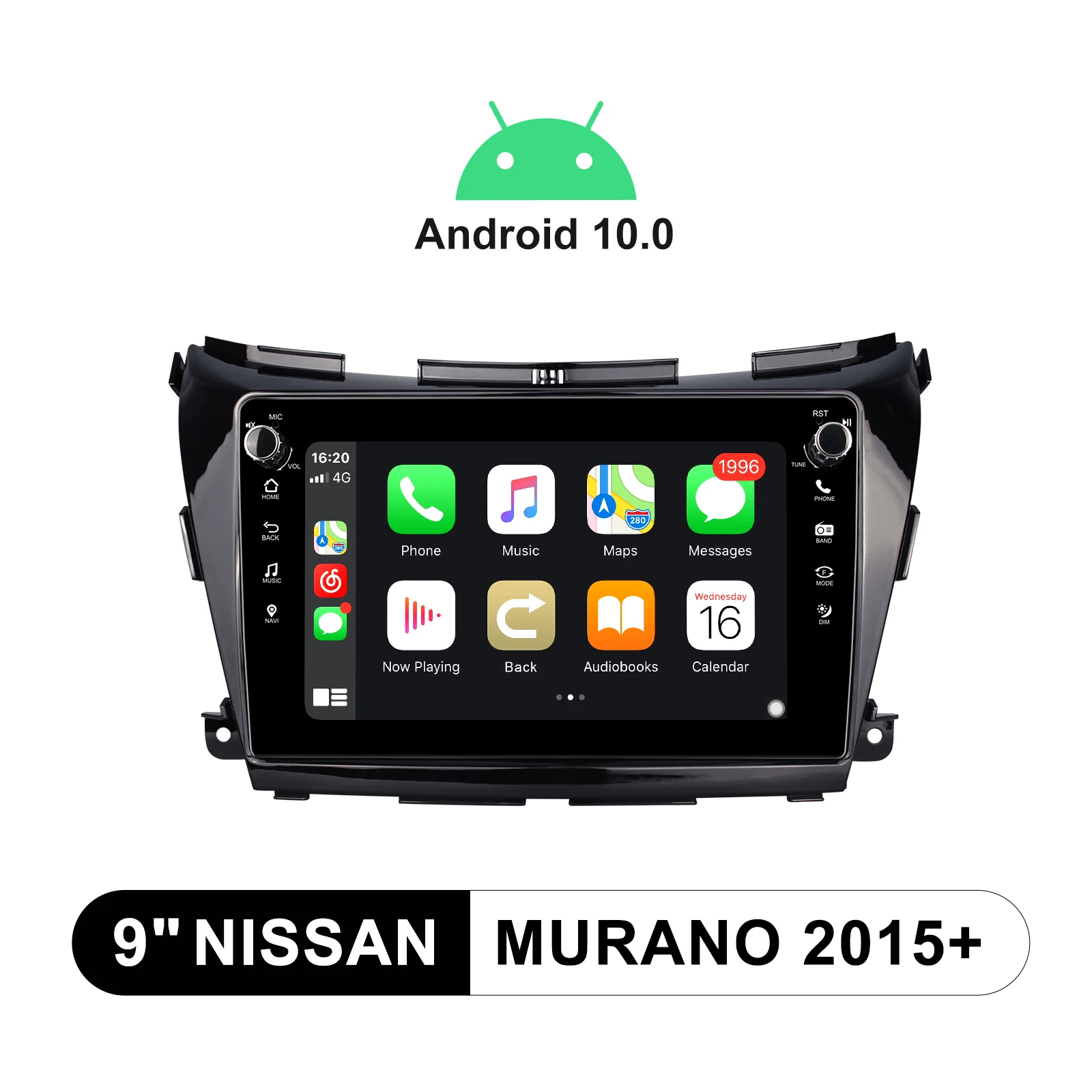 Urter Forord trådløs Car Accessories Auto Android 10 Car Radio Stereo Head Unit Multimedia  Player Carplay GPS Tape Recorder For Nissan Murano 2015+ - AliExpress