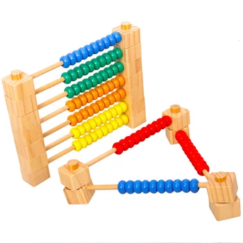 

Children Wooden Abacus Toys DIY Split Assembly Early Math Educational Learning Toy Calculat Bead Development Kid Montessori Toy