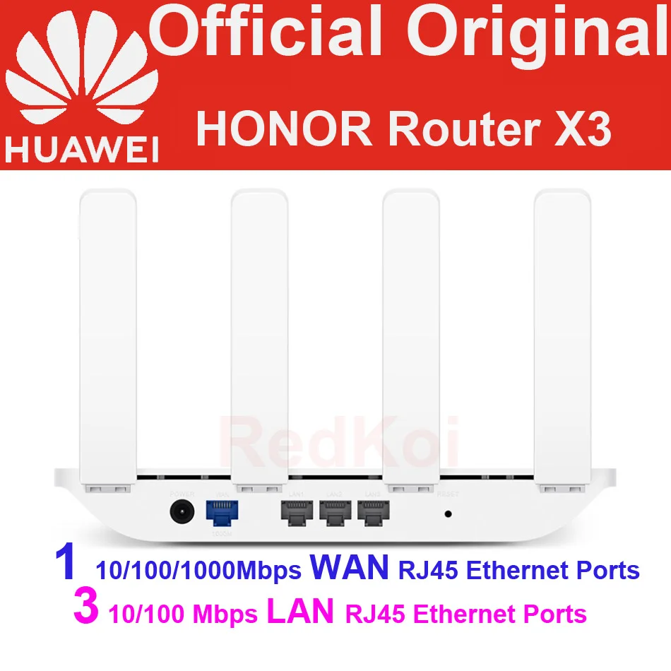 Оригинальный Huawei HONOR Router X3 Pro WiFi Двухъядерный 1300 Мбит/с 2 4 ГГц 5 двухдиапазонный