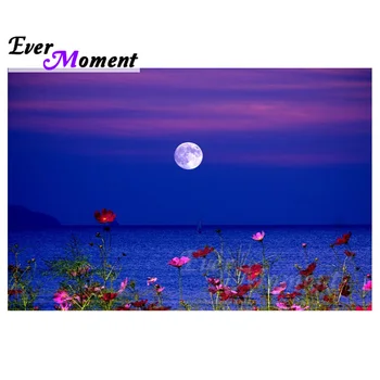

Ever Moment Diamond Painting Tender Night Scenery Hobby Handicrafts DIY Full Square Resin Drills Mosaic Art Decoration 4Y773