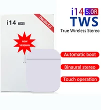 2021 brandnew original i14 tws fone de ouvido sem fio bluetooth fone de ouvido do telefone móvel invisível fone de ouvido bluetooth 5.0