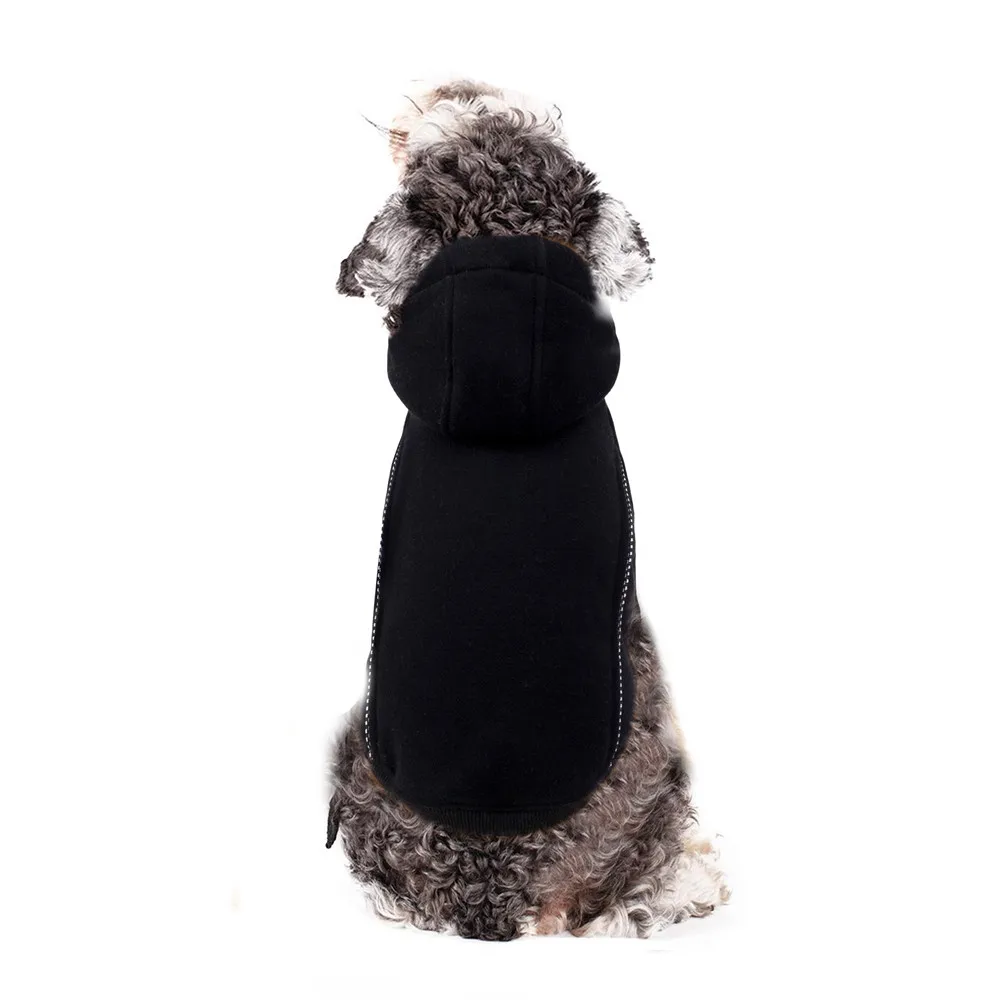 Славная Одежда для собак KEK на весну и осень, толстовки с капюшоном для собак, пальто на молнии, повседневная флисовая куртка для собак для маленьких и средних щенков