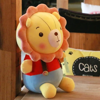 

Lion Plush Toys Furnishings Creative Little Lion Dolls Cute Little Eyes Lion Dolls Childrens Gifts Bedroom Cute Decorations Jm61