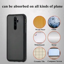 Capa do telefone anti gravidade para xiaomi redmi nota 5 6 7 8 9 pro max mágico nano sucção adsorvido tpu caso para redmi nota 8t