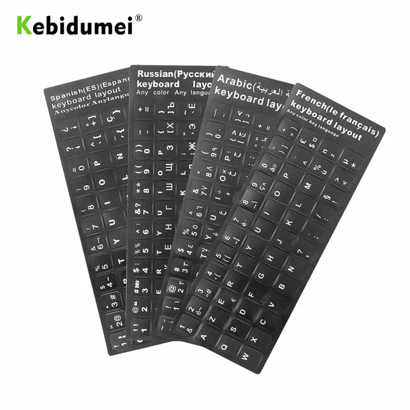 Наклейки на клавиатуру kebidumei водонепроницаемые с