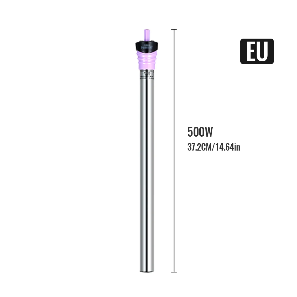 500w EU Plug Аквариумный аквариум, автоматический Электрический нагреватель с постоянной температурой, аксессуары для аквариума, нагревательный стержень, энергосберегающий нагреватель, штепсельная вилка стандарта ЕС/США - Цвет: 500w EU Plug