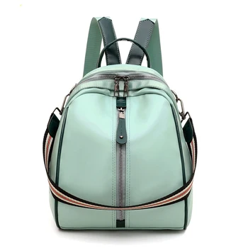 

2021 new Women's Backpack Spring New Fashion Wild Quality Soft Leather Backpack Leisure Travel Travel Large Capacity Backpack