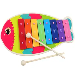 Деревянная игрушка Октава пианино музыкальная шкатулка ксилофон для младенцев детская развивающая музыкальная игрушка для детей 1-2-3 лет