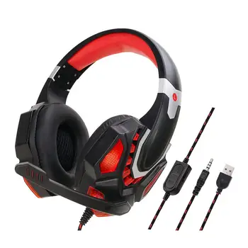 

Soyto G10 Over-Ear Stereo Audio Mic Gaming Headphones Wired Headset With Microphone for PC/PS4