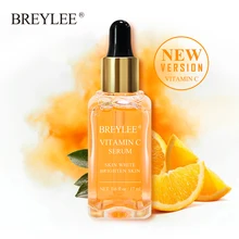 BREYLEE Vitamin c Serum Anti-aging Whitening VC Essence Oil Topical Facial Serum with Hyaluronic Acid Vitamin E Cosmetic 17ml