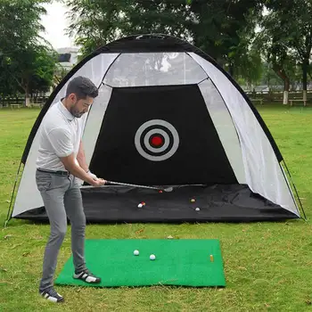 

2/3 m Golf Cage Practice Net Training Indoor Outdoor Sport Golf Exercise Garden Trainer Portable Golf Training Aids Cage Tent