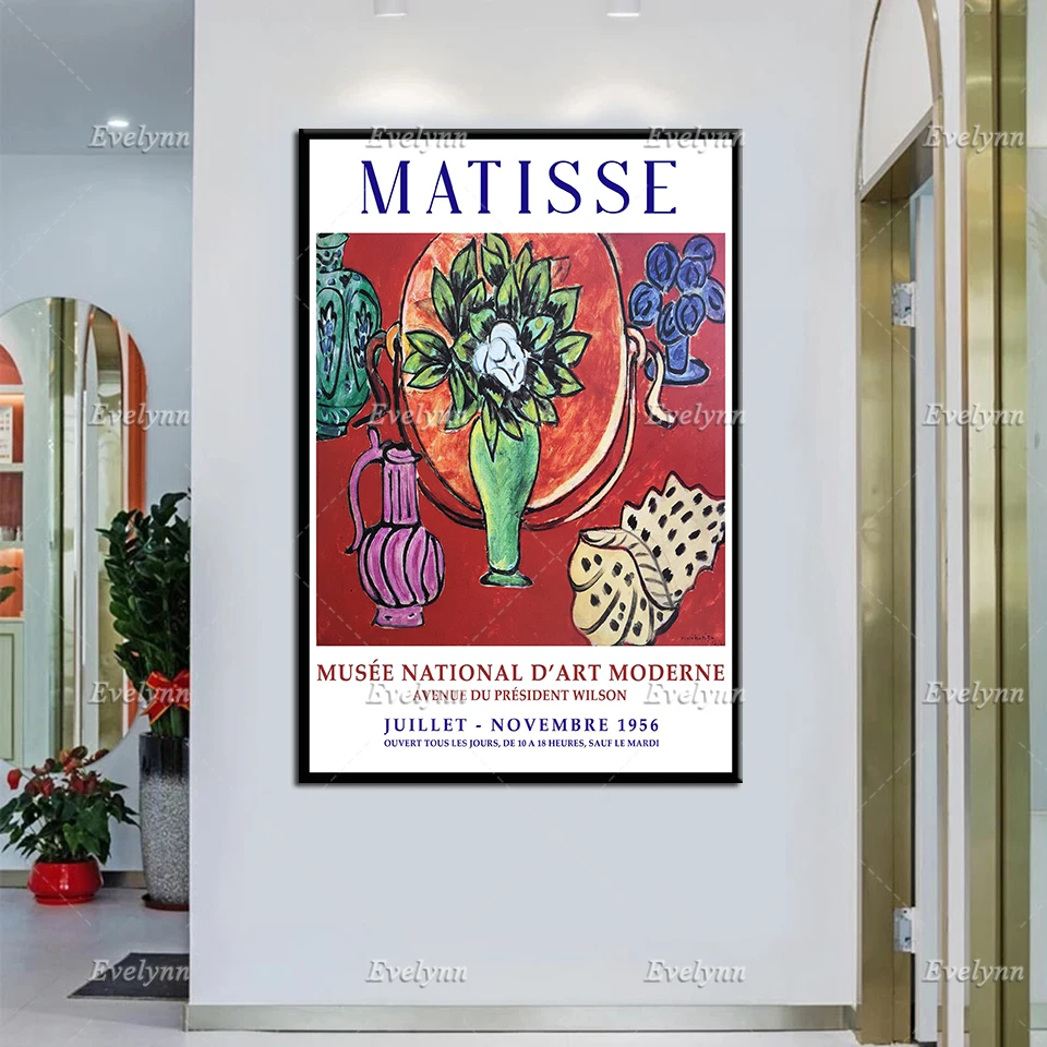 マグノリア展示ポスター マティスアートプリント マティスキャンバスを備えたマティスの人生 ヴィンテージホームデコレーションアートユニークなギフト Aliexpress ホーム ガーデン