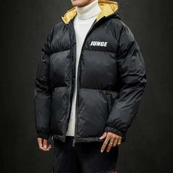 

2019 New Style Winter Jacket Men And Coat Peffer Parka Men Clothes For Men Loose Fashion Warm Thick Mens Parka Jacket M-5XL