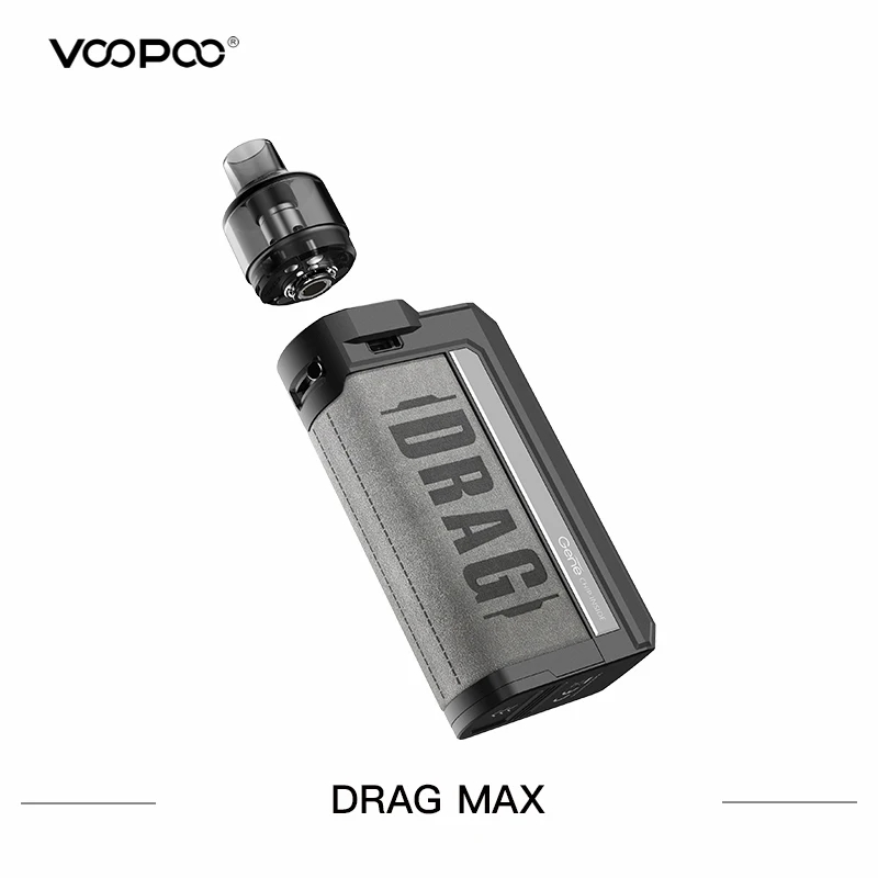 Оригинальный комплект электронной сигареты VOOPOO Drag Max 177 Вт вапорайзер с баком PnP Pod