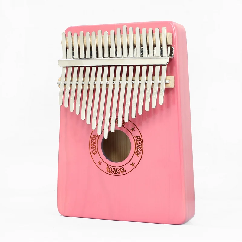 Kerus 17 teclas Kalimba africano de madera maciza dedo pulgar Piano Sanza Mbira Caliba tocar con guitarra Instrumento musicales - Цвет: Classic