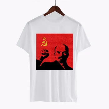 

Soviet Union Always Ready Lenin Cccp Ussr Short Sleeve T-shirt Top Lycra Men T Shirt Cccp Soviet Union Lenin Young BASIC TEES