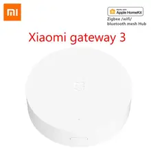 Xiaomi hub multimodo para casa inteligente, mais novo gateway 3 zigbee 3.0 wifi bluetooth, em malha, app apple homekit