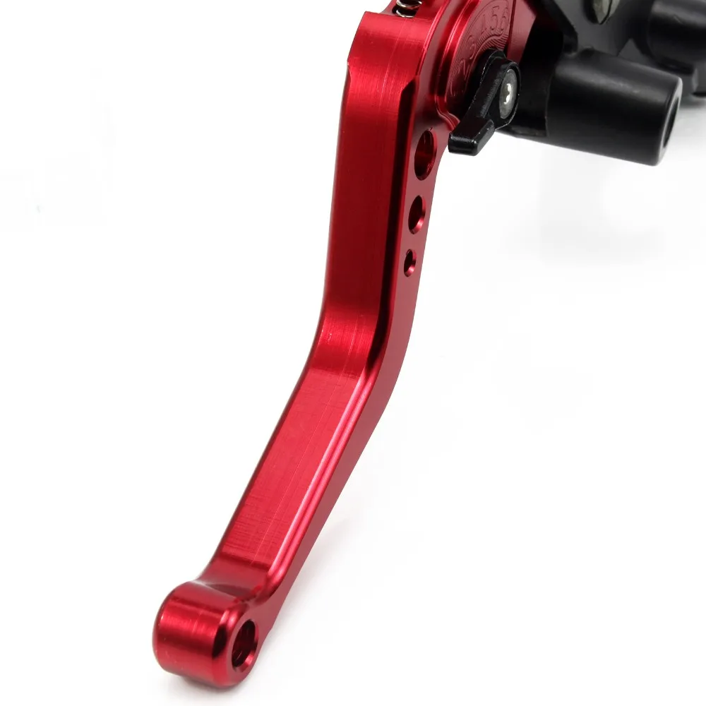NEVERLAND CNC Pivot рычаги 7/" 22 мм 125-400CC Красные Регулируемые рычаги для мотоциклов Главный цилиндр резервуар для Honda FAZE D30