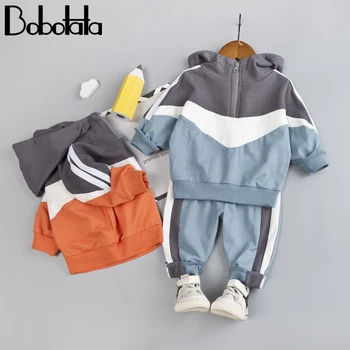 

Bobotata Boys Girls Clothes Sets New Costumes Kids Clothes Autumn Long Sleeve Baby Boy Clothing Sweatshirt+Pants Outfits Suits