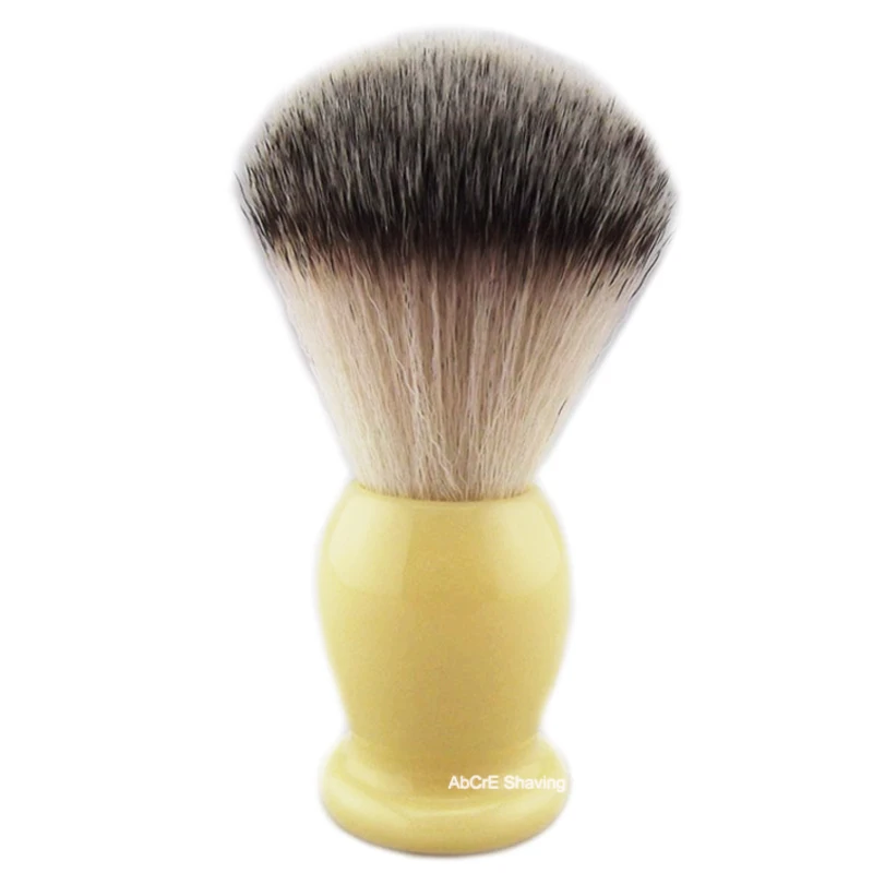Mold 2 knot size22mm Нейлоновая синтетическая щетка для бритья с полимерной ручкой для лица, Парикмахерская щетка для удаления бороды, Размер 20-24 мм - Цвет: Mold 2 knot size22mm