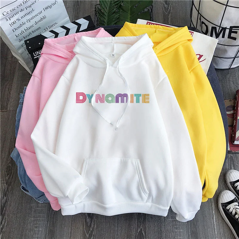 

2020 new korea harajuku hoody hoodies Dynamite BANGTAN boy Sweatshirts Hooded k pop Women Hoodies !turtle neck! Sweatshirts boys