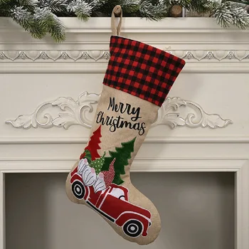 

Christmas Stocking Non-woven Candy Bags Xmas Pendant Festival Decorations