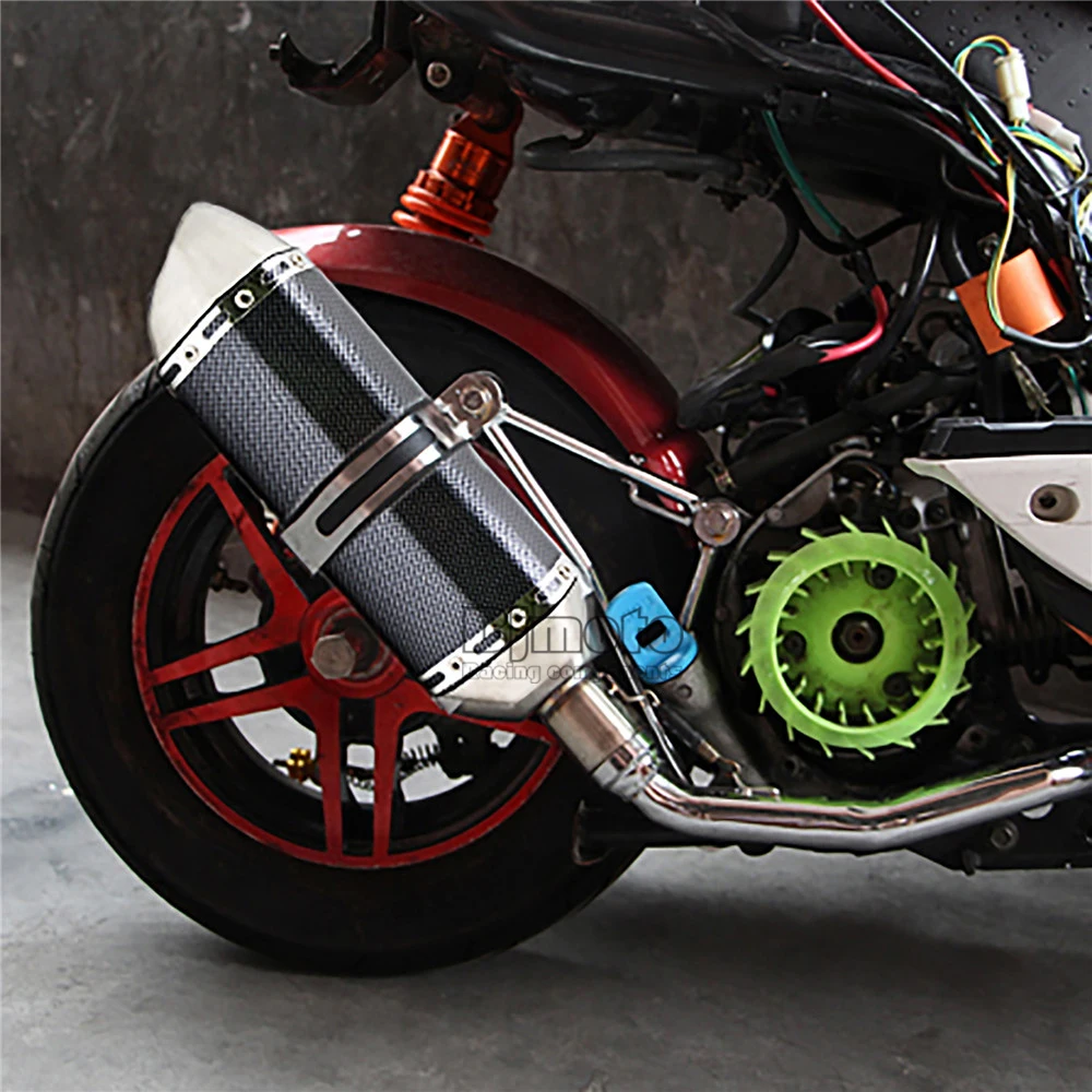 Для Yamaha R1 ER6N CBR250R 36-51 мм Универсальный мотоцикл Akrapovic выхлопная Модифицированная глушитель труба скутер питбайк грязь мотокросс